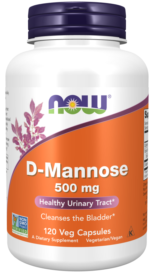 Now D-Mannose 500mg 120cp