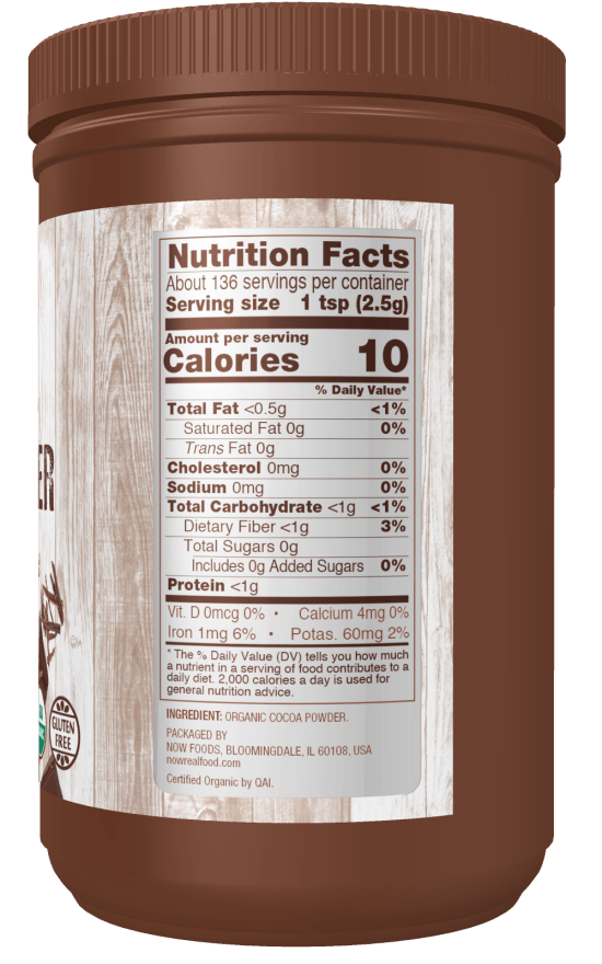 Now Cocoa Powder 12oz