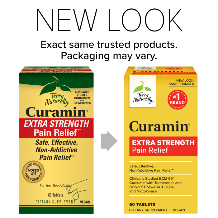 Terry Naturally Curamin Extra Strength 60tb