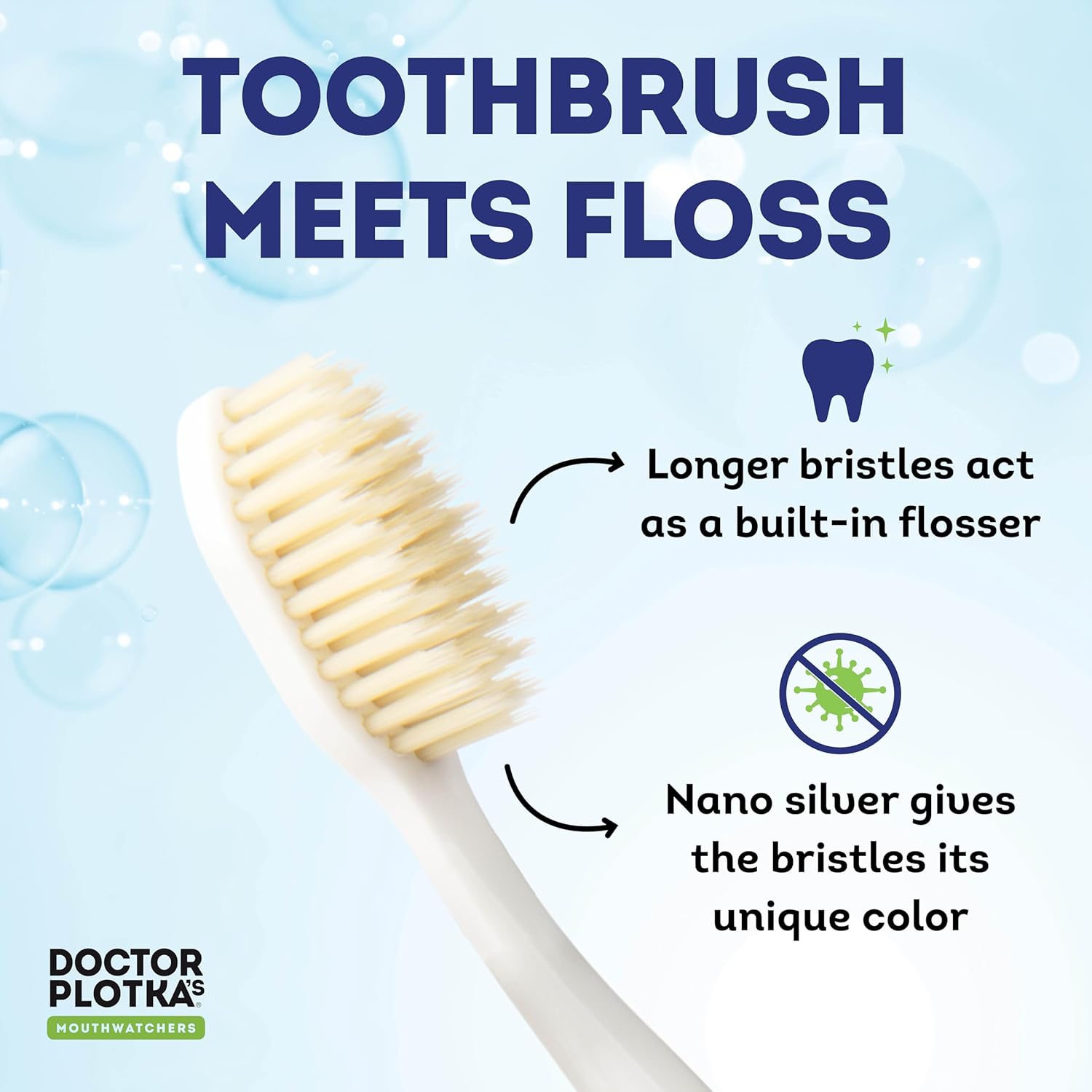 MouthWatchers Toothbrush Soft Blue Adult