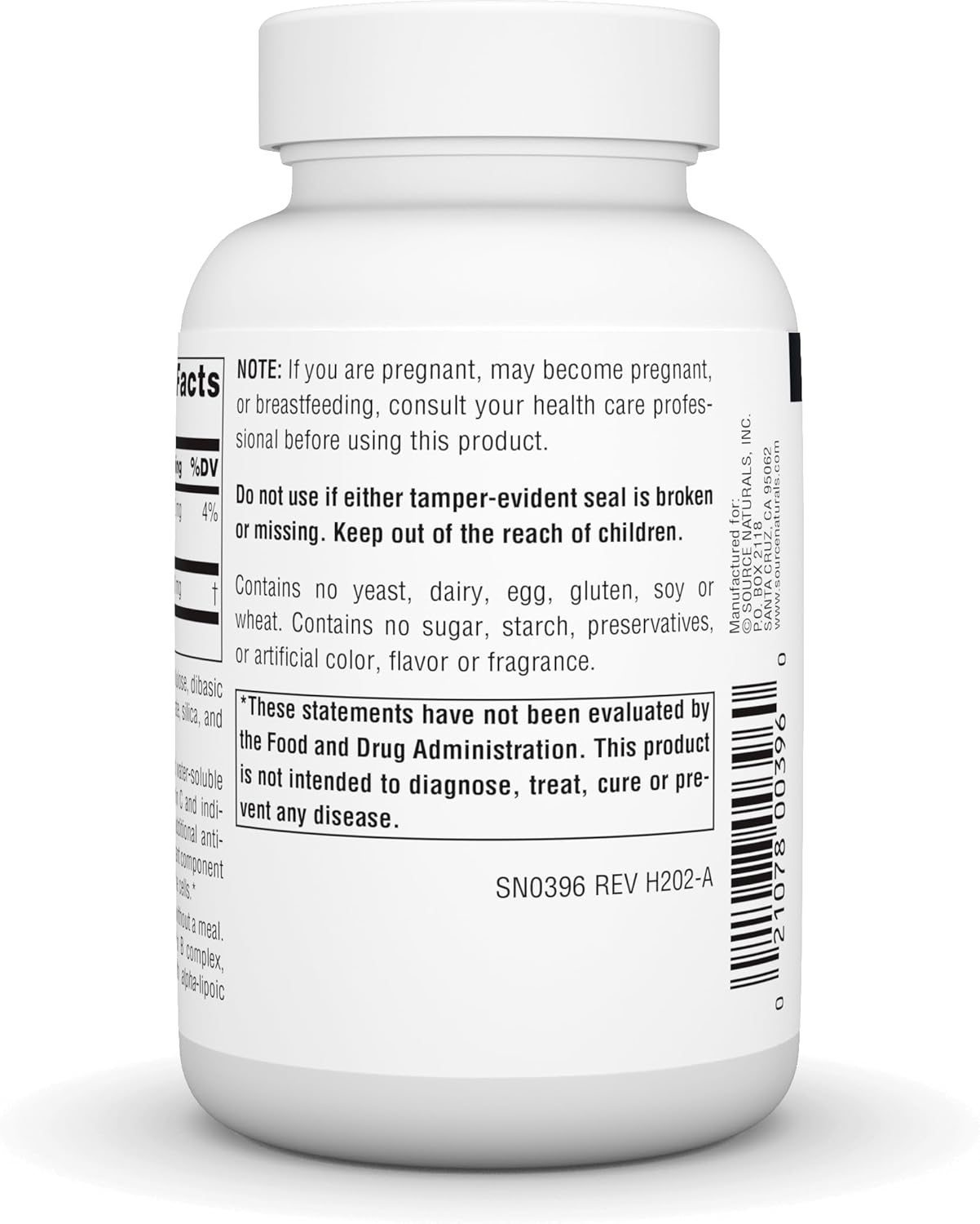 Source Naturals Alpha Lipoic 200mg 120tb