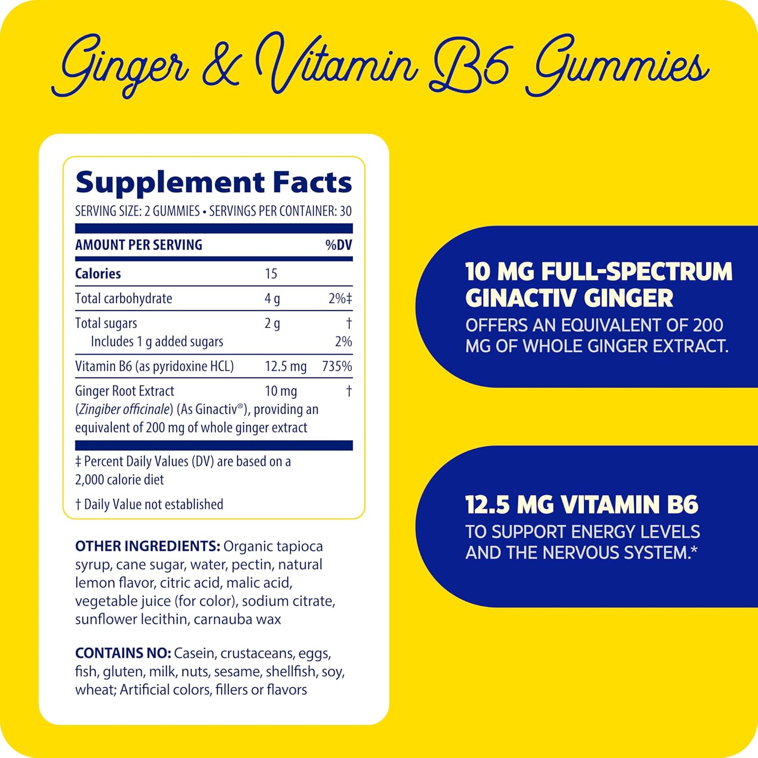 Enzymedica Ginger Gummies 60ch