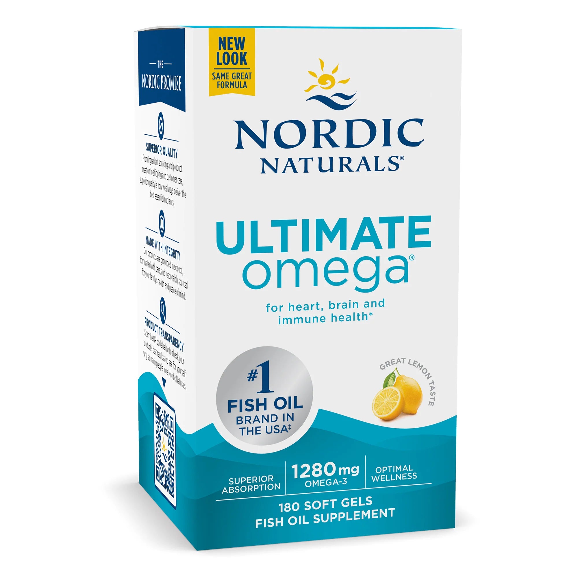 front of product packaging