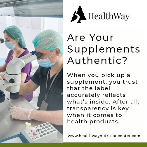 Are Your Supplements Authentic?