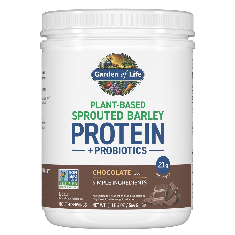 Garden of Life Protein Barley Chocolate 1Lb