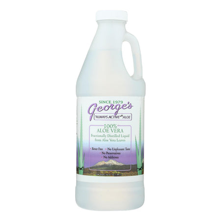 Front Label Georges Aloe 32oz  | Healthway
