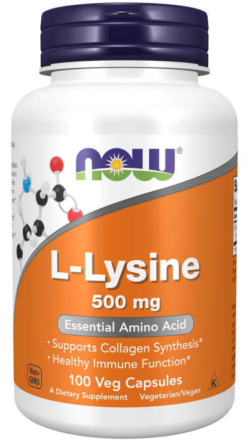 Now L-Lysine 500mg 100cp-[HealthWay]