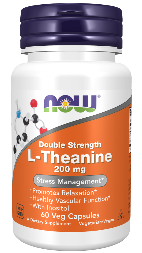 Now L-Theanine 200mg 60cp-[HealthWay]