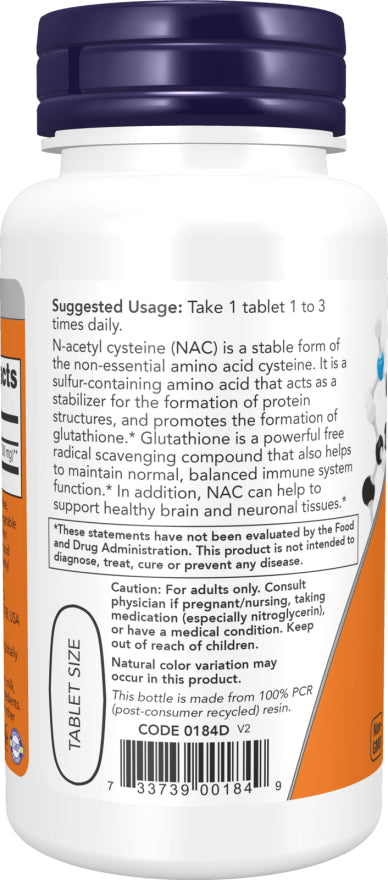 Supplements - Now NAC 1000mg 60tb