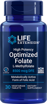 Life Extension Optimized Folate 5mg 30vc