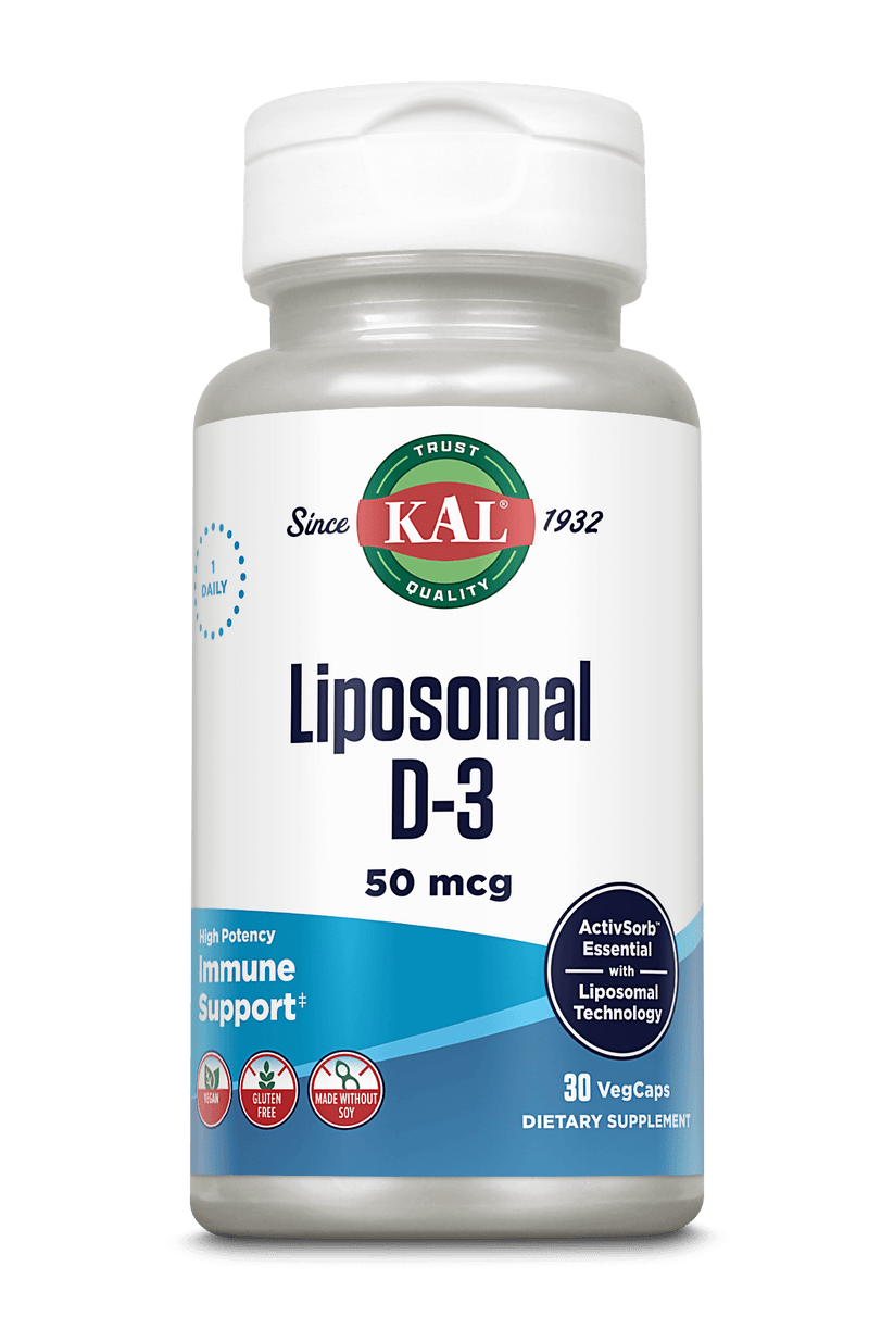 Kal D-3 Liposomal 50mcg 30cp-[HealthWay]