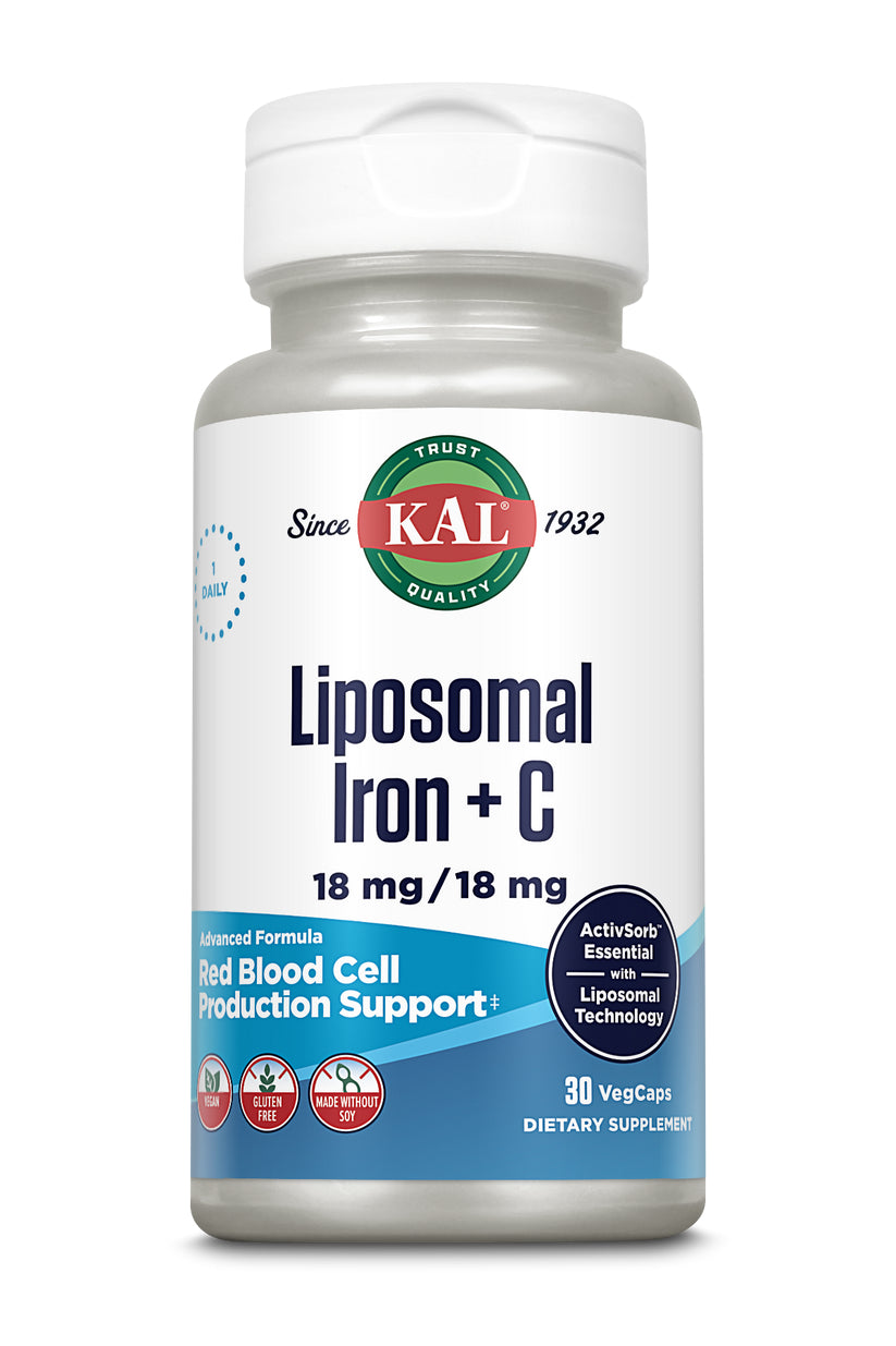 Kal Iron Liposomal 18mg 30cp-[HealthWay]