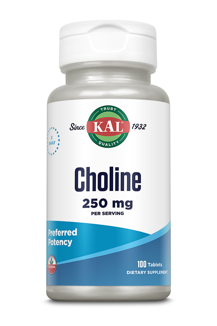 Kal Choline 250mg 100tb-[HealthWay]