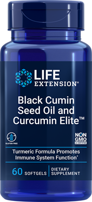 Life Extension Black Cumin Seed Oil w/ Curcumin 60sg