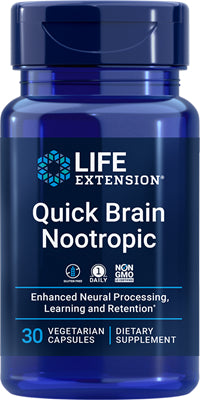Life Ext Quick Brain Nootropic 30ct-[HealthWay]