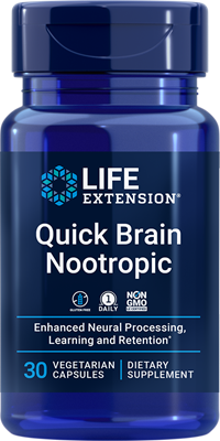 Life Ext Quick Brain Nootropic 30ct