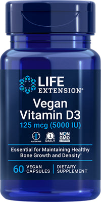 Life Ext D-3 Vegan 5000iu 60ct-[HealthWay]