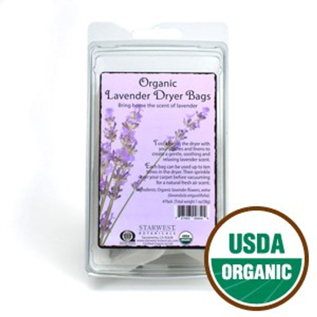 Starwest Dryer Bags Organic Lavender 4pk
