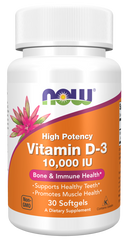 Now Vit D-3 10,000 IU 30sg