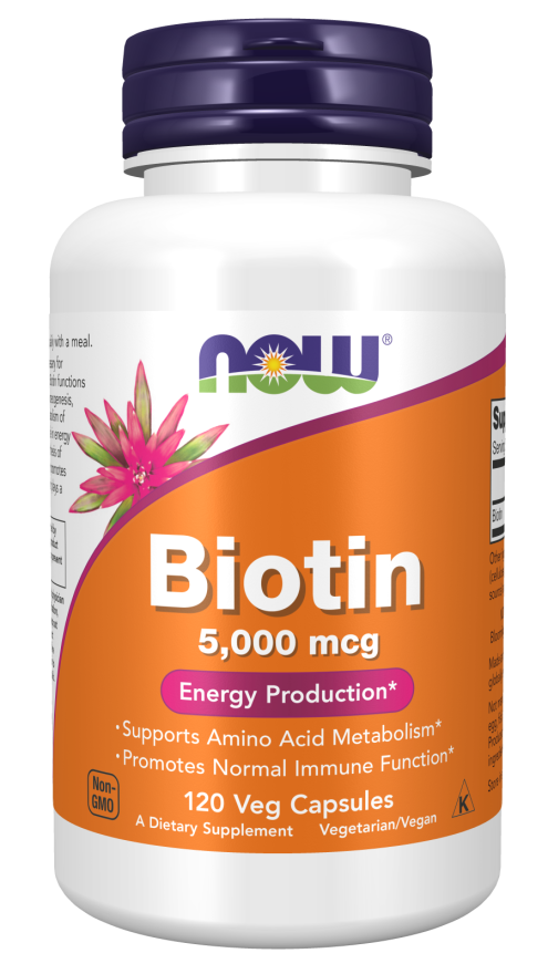 Now Biotin 5000mcg 120vc