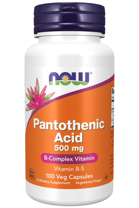 Now Pantothenic Acid 500mg 100cp