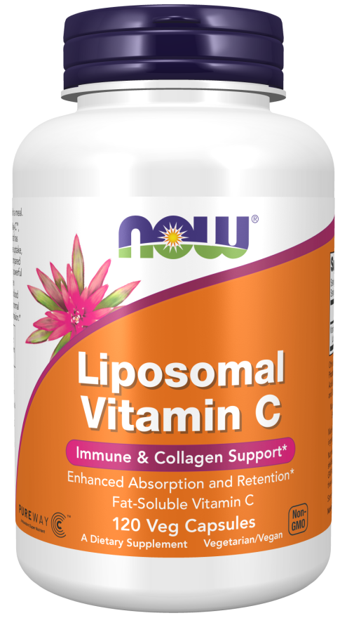 Now Liposomal Vit C 1000 120c-[HealthWay]