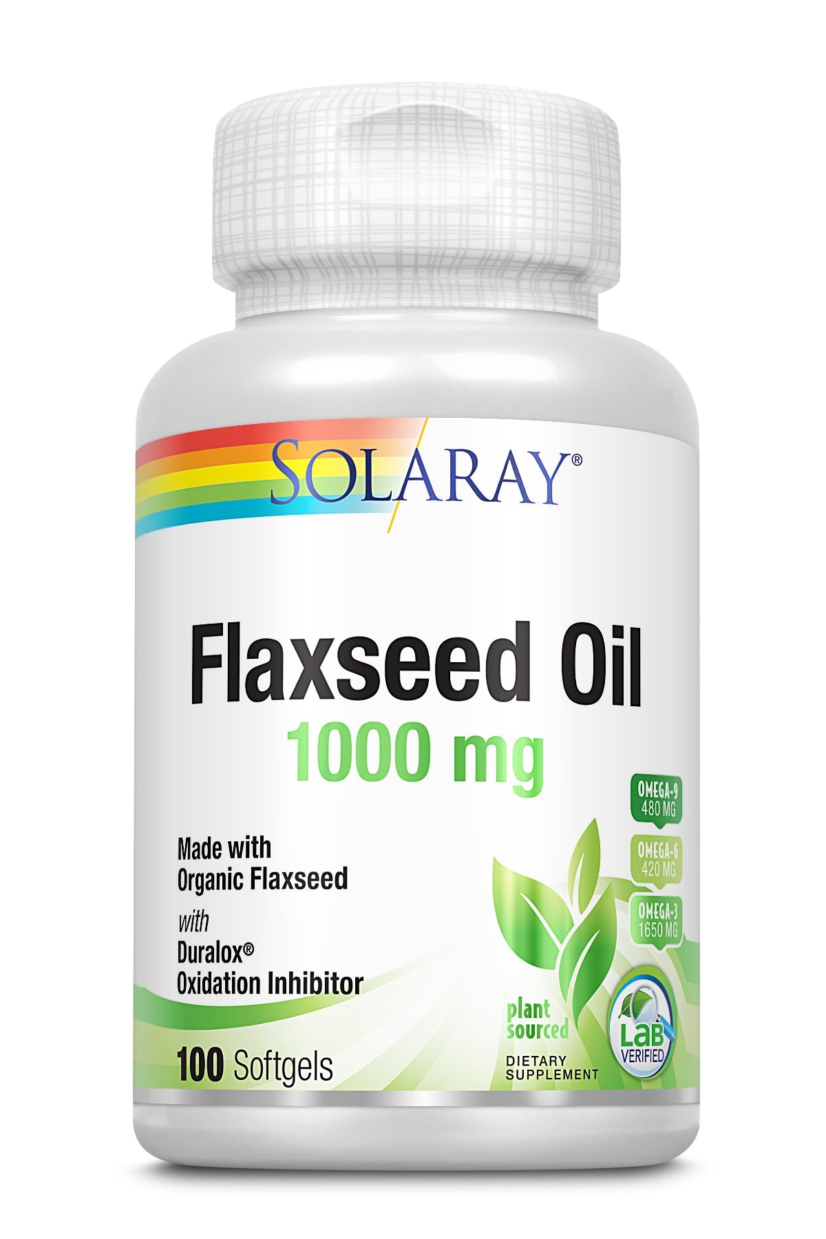 Solaray Flax Seed Oil 1000mg 100sg-[HealthWay]