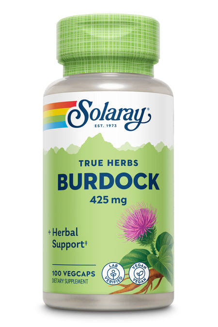 Solaray Burdock Root 425mg 100cp-[HealthWay]