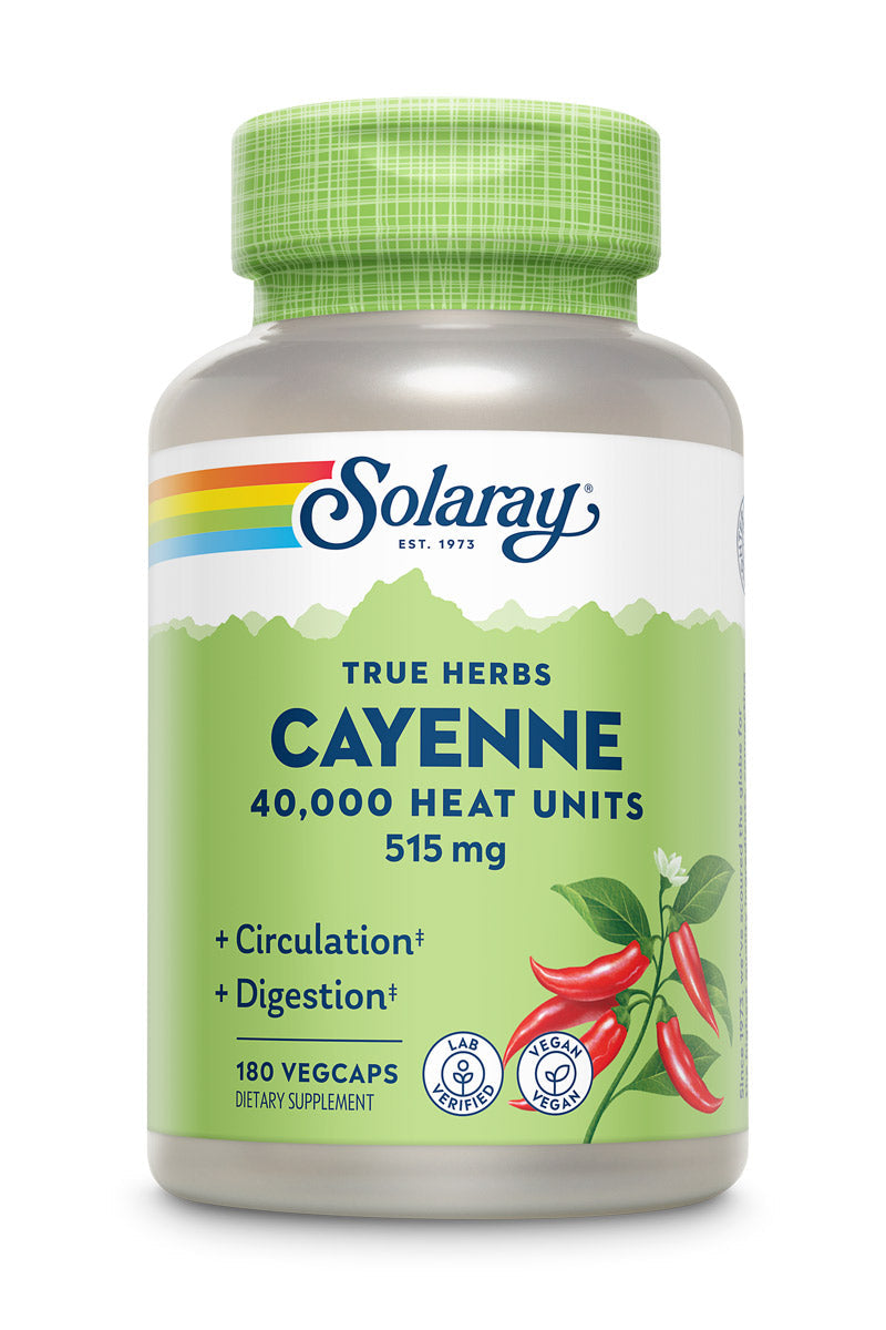 Solaray Cayenne 40000 180cp-[HealthWay]