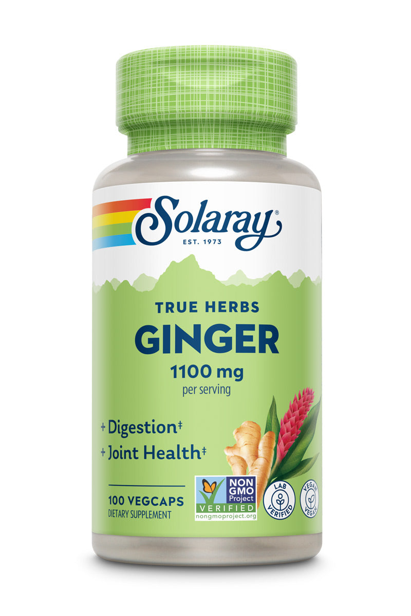 Solaray Ginger Root 550mg 100cp-[HealthWay]