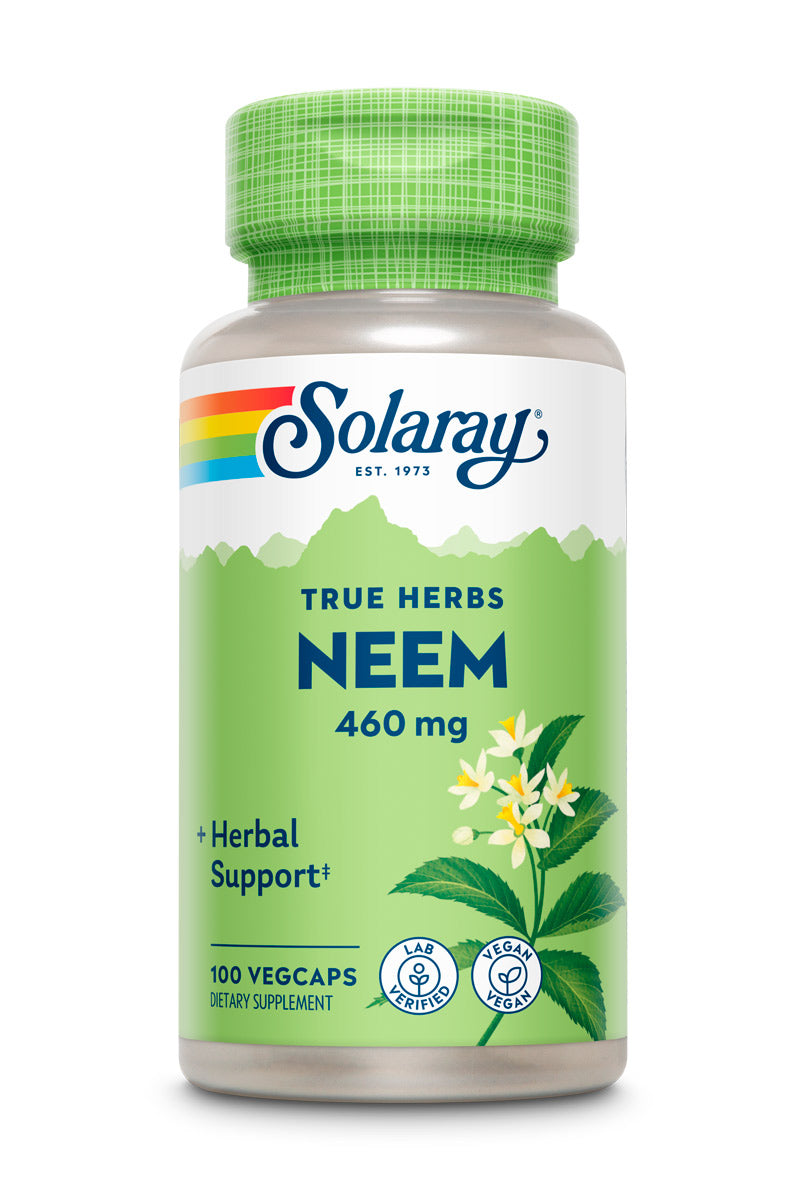 Solaray Neem 475mg 100cp-[HealthWay]