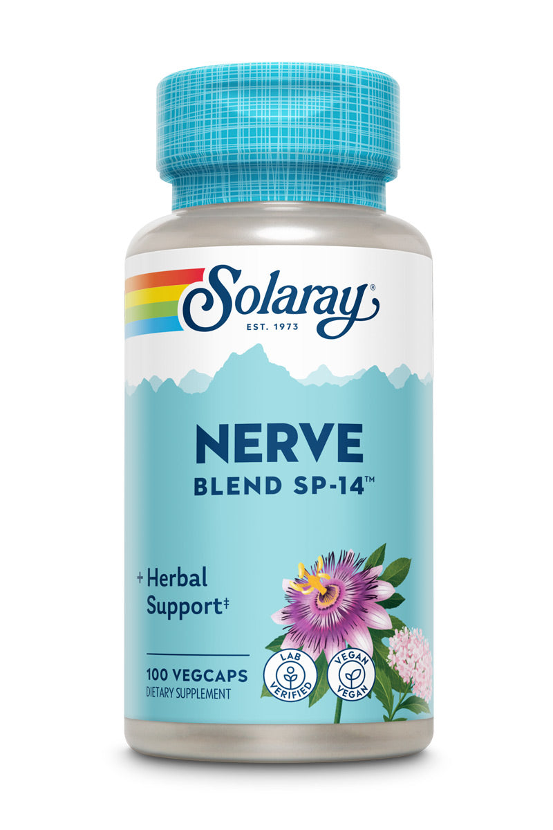 Solaray Nerve Blend SP-14 100cp-[HealthWay]