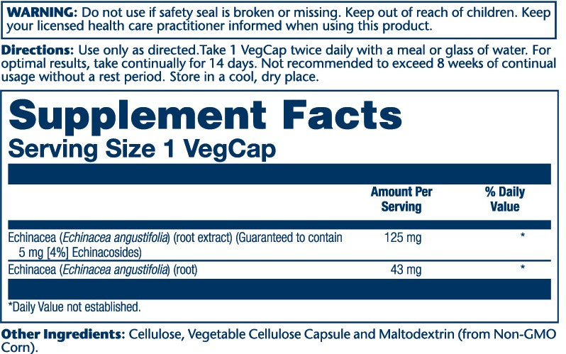 Solaray Echinacea Angustifolia Ext 60cp-[HealthWay]