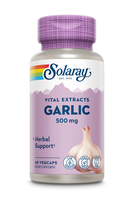 Solaray Garlic 500mg 60pl-[HealthWay]