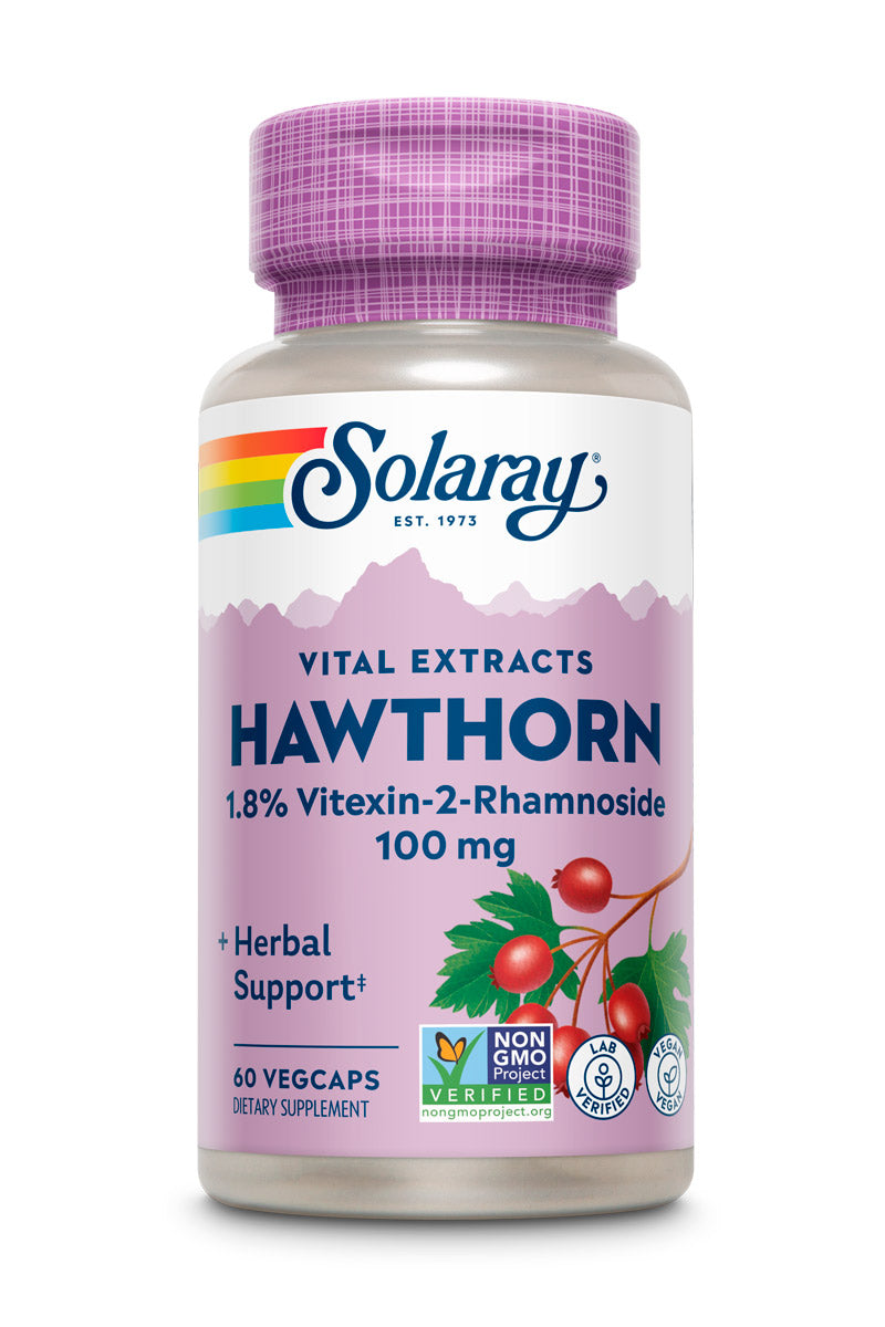 Solaray Hawthorn Ext 100mg 60cp-[HealthWay]