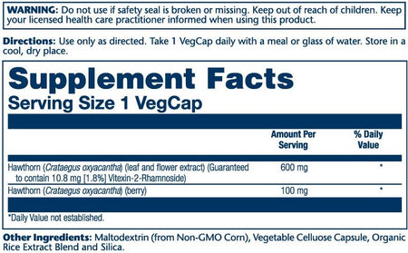 Solaray One Daily Hawthorn Ext 30cp-[HealthWay]