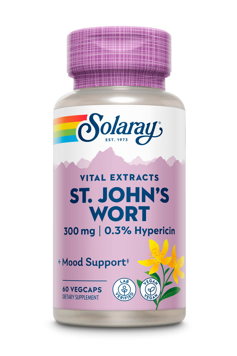 Solaray St. Johns Wort Ext 300mg 60cp-[HealthWay]
