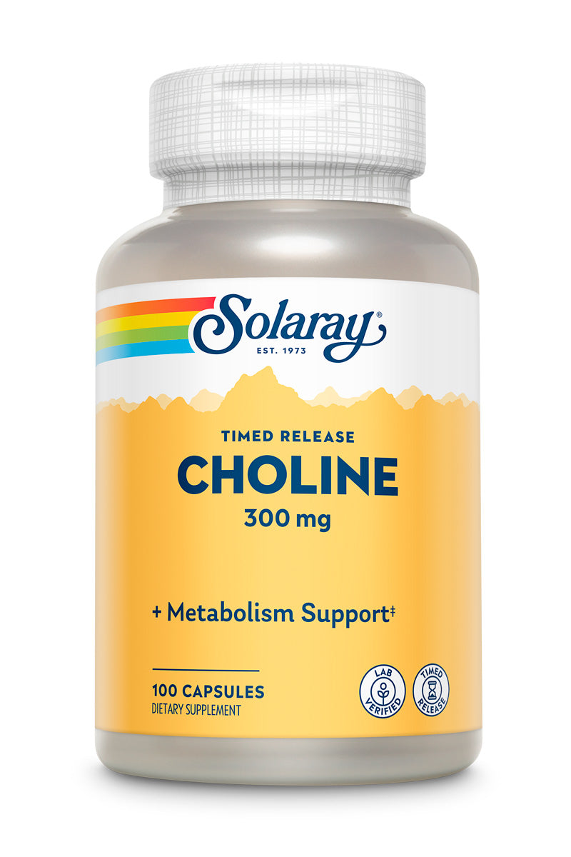 Solaray Choline TR 300mg 100cp