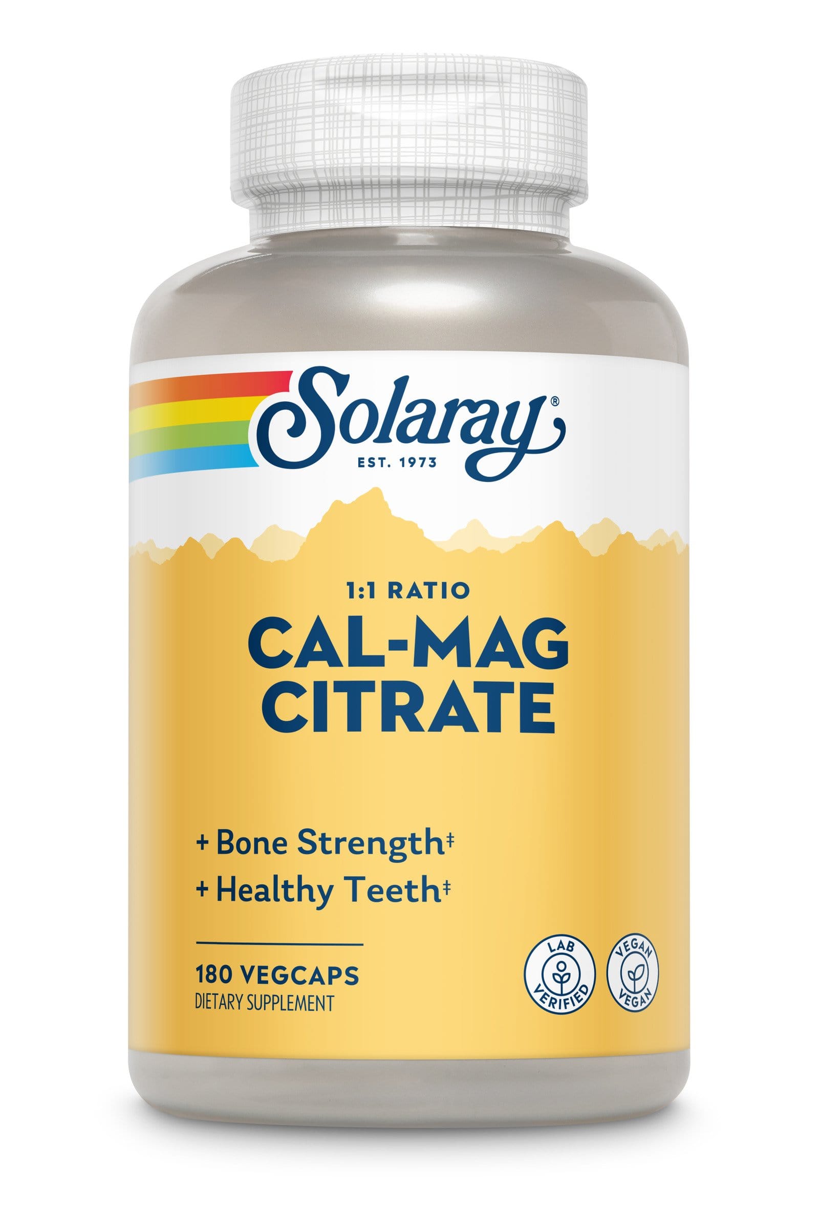 Solaray Cal Mag Citrate 1:1 180cp