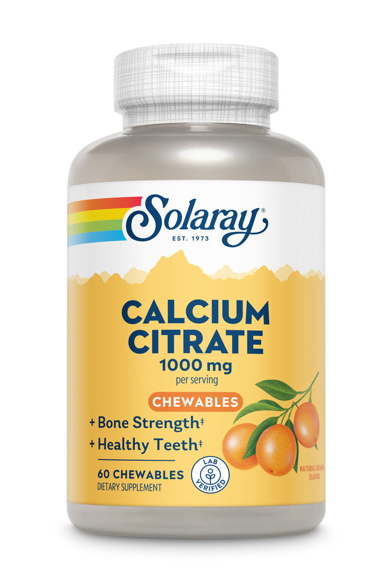 Solaray Cal Cit Chewable 60ch-[HealthWay]