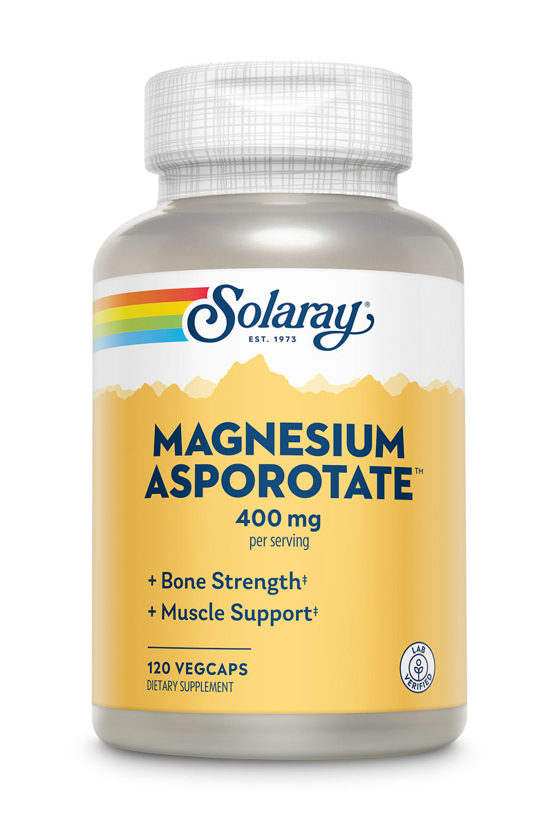 Solaray Mag Asporotate 200mg 120cp-[HealthWay]
