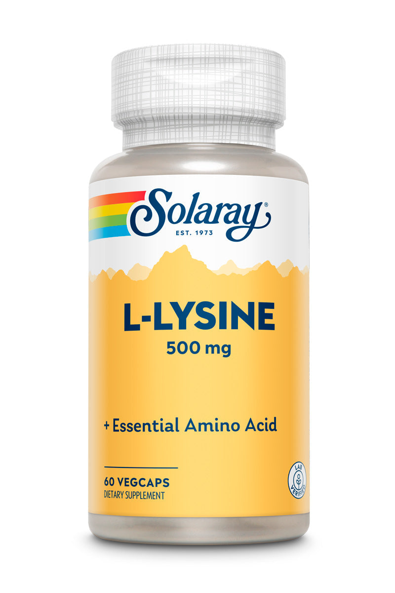 Solaray L-Lysine 500mg 60cp-[HealthWay]