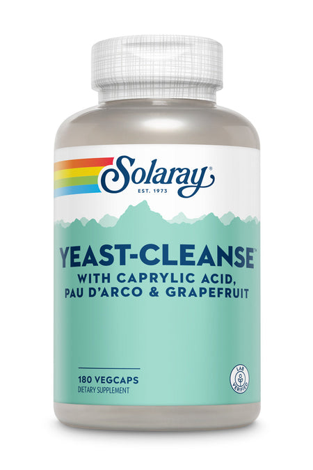 Solaray Yeast Cleanse 180cp-[HealthWay]