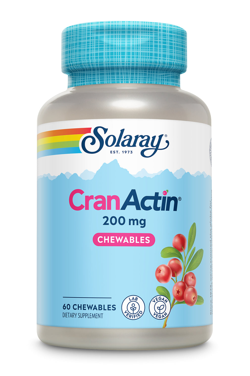 Solaray CranActin Chew 60ch-[HealthWay]