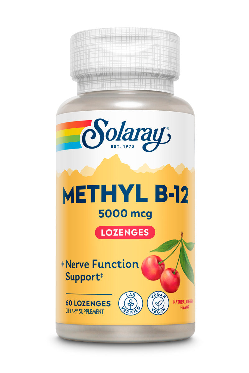 Solaray Methyl B12 5k 60lz-[HealthWay]