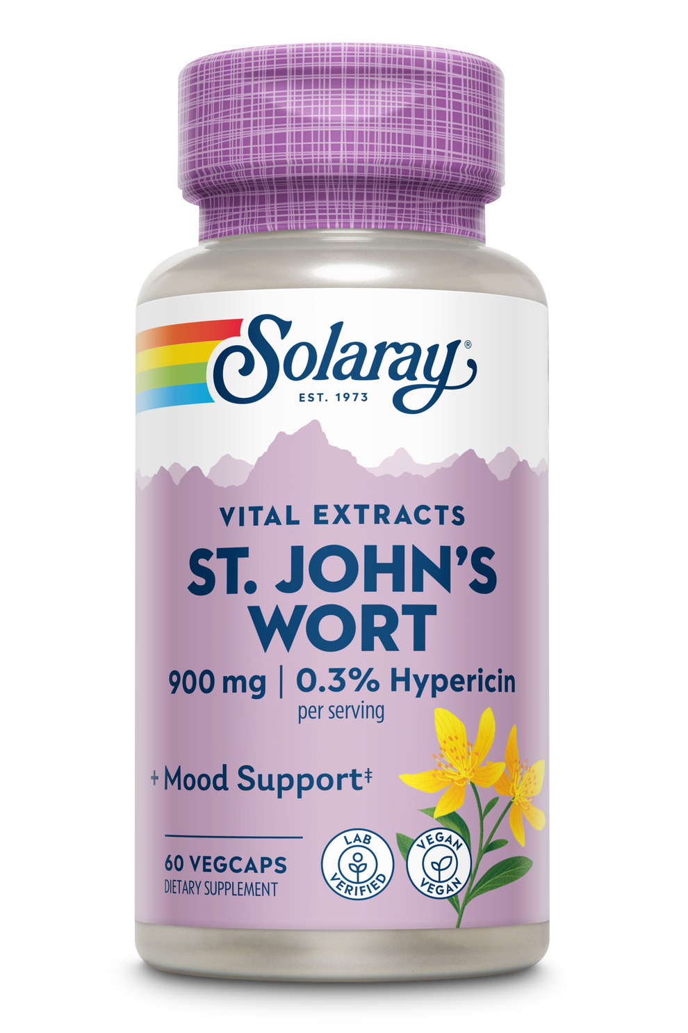 Solaray St Johns Wort Two Daily 60cp