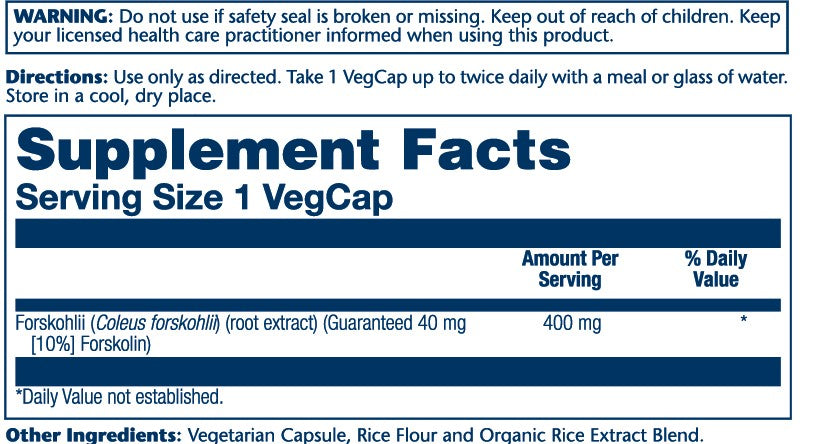 Solaray Super Forskohli 60c 400mg-[HealthWay]