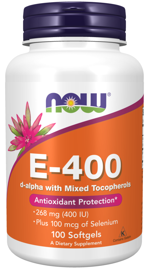 Now E-400 Mix +Selenium 100sg-[HealthWay]