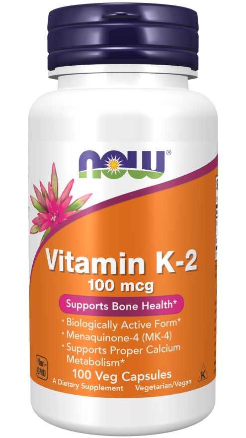 Now Vit K-2 100mcg 100vc-[HealthWay]