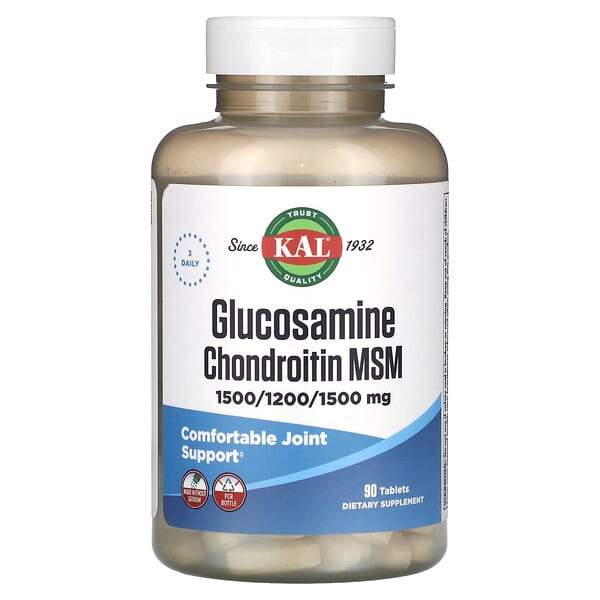 Kal Glucosamine Chond MSM 90tb-[HealthWay]